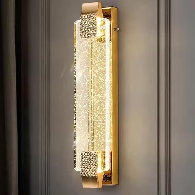 American Lights Modern Crystal Wall Light for Bedroom, Living Room or Hallway