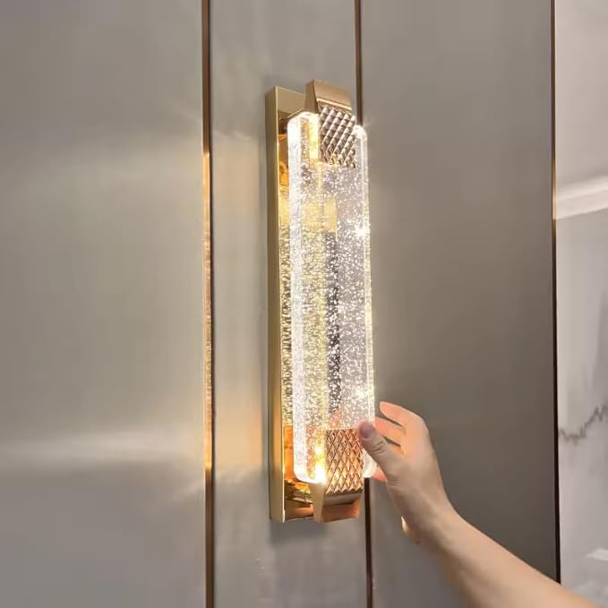 American Lights Modern Crystal Wall Light for Bedroom, Living Room or Hallway